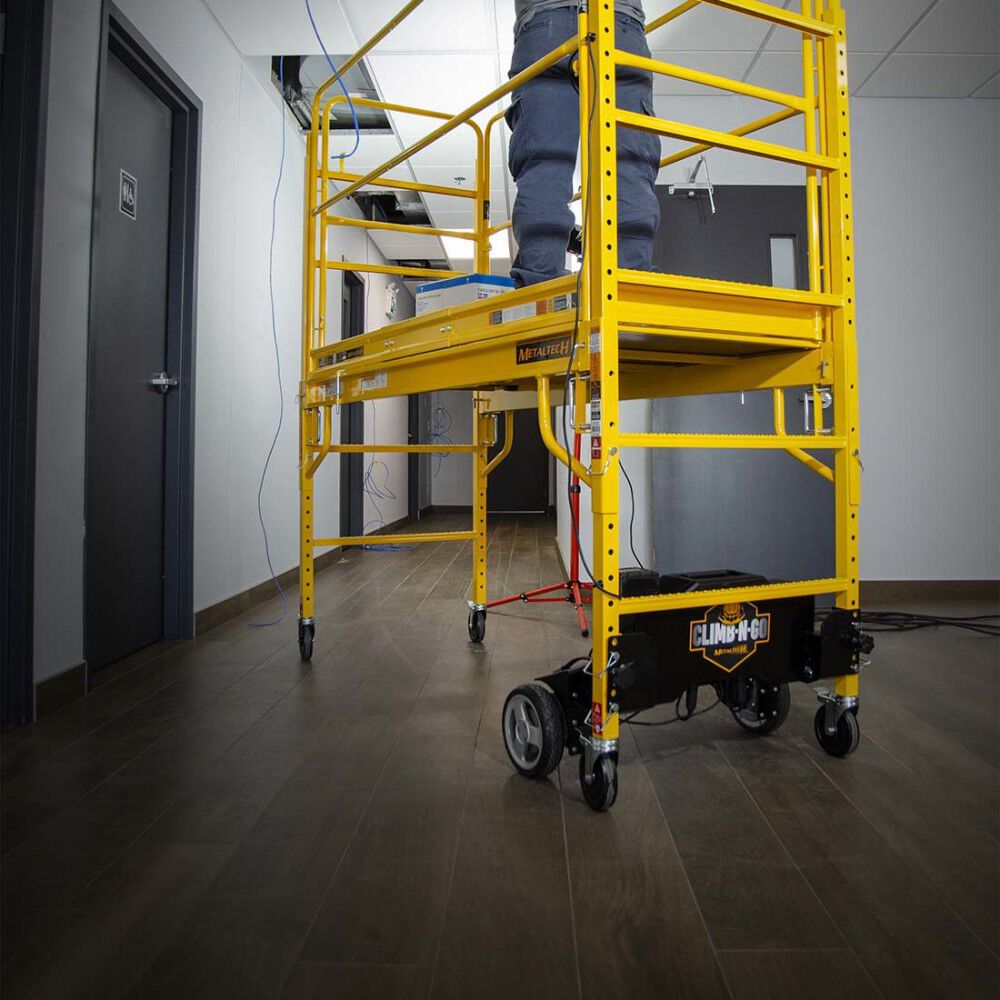 Metaltech Climb-N-Go Complete Motorized Jobsite 6ft Baker Scaffold Kit, large image number 5