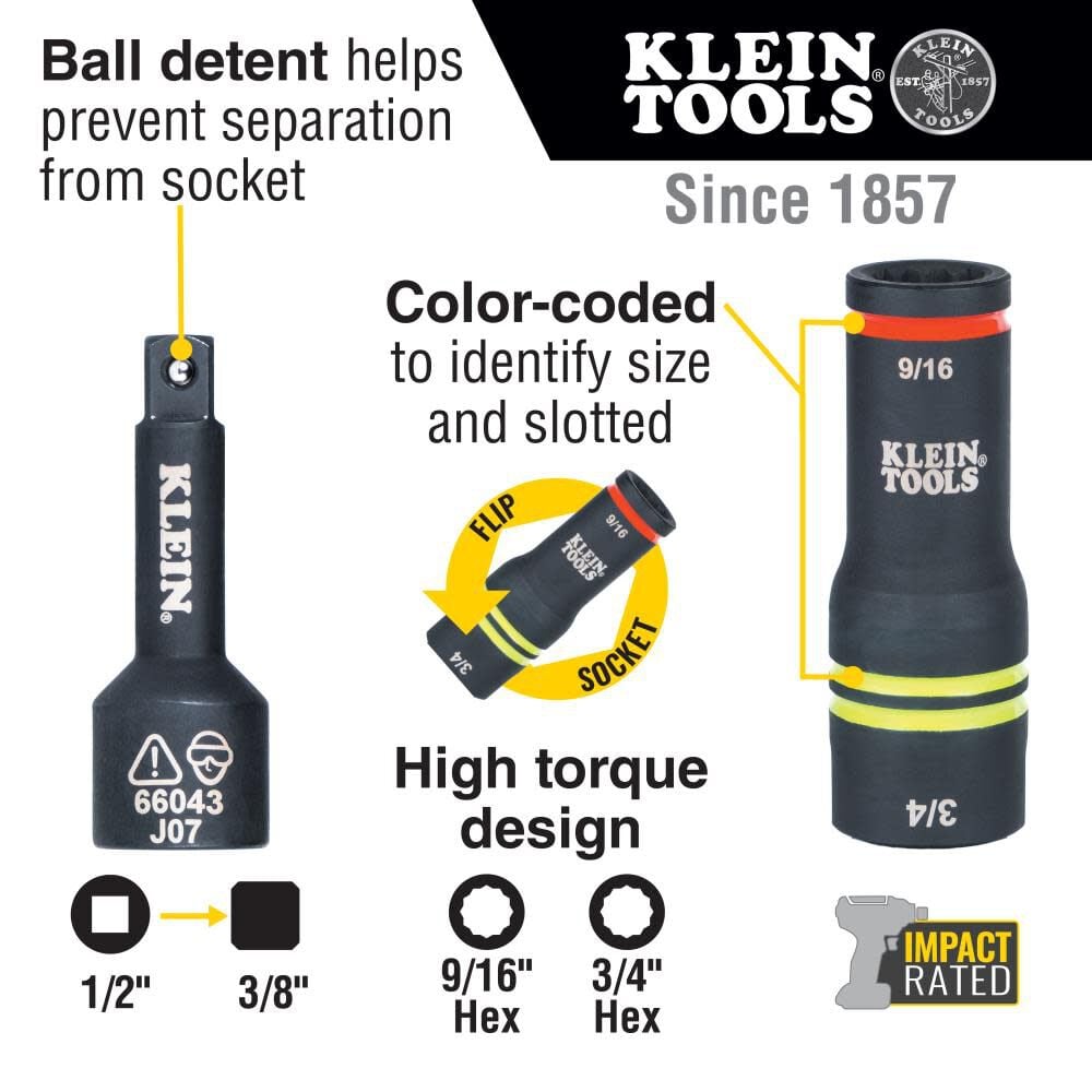 Klein Tools Impact Socket Set 660kit3 Simolary simolary.com 7