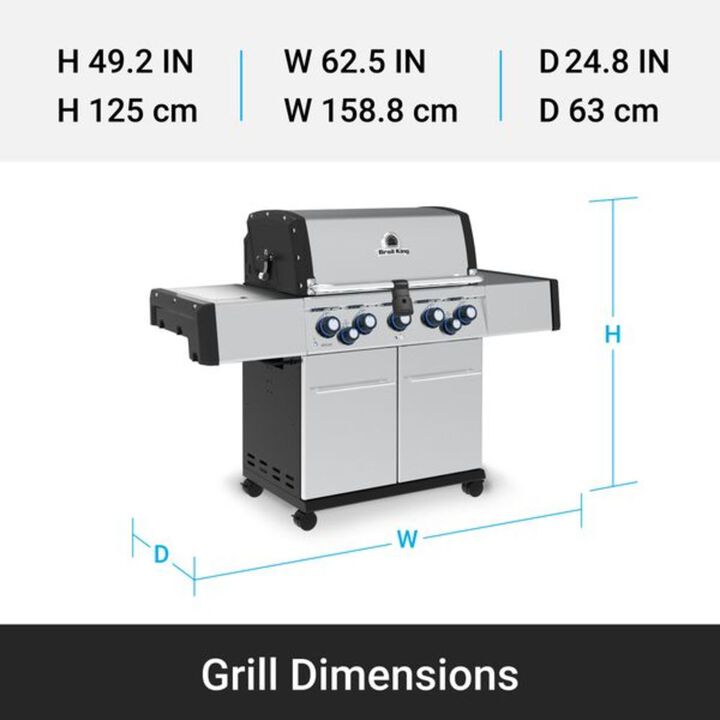 Broil King Regal S 690 IR Natural Gas Grill, large image number 3