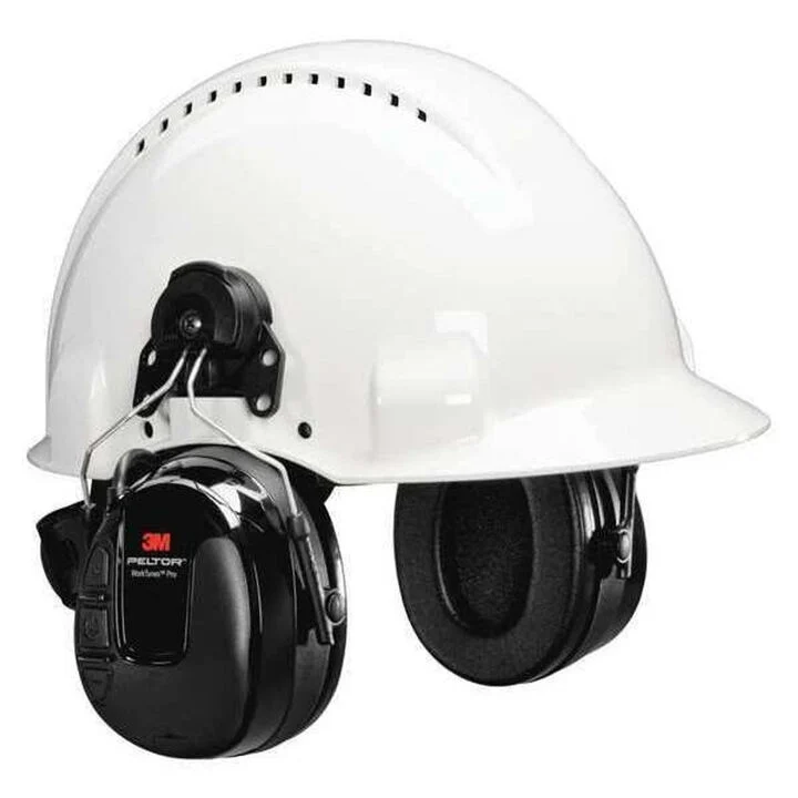 3M Peltor Worktunes Pro 23 dB NRR Black Hard Hat AM/FM Radio Headset