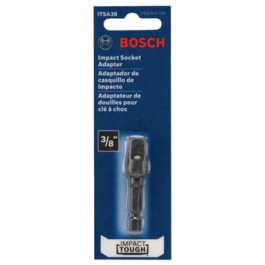 Bosch Impact Tough 3/8 In. Socket Adapter, large image number 1