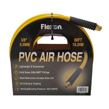 Flexon PVC Air Hose, 3/8 Inch x 50ft