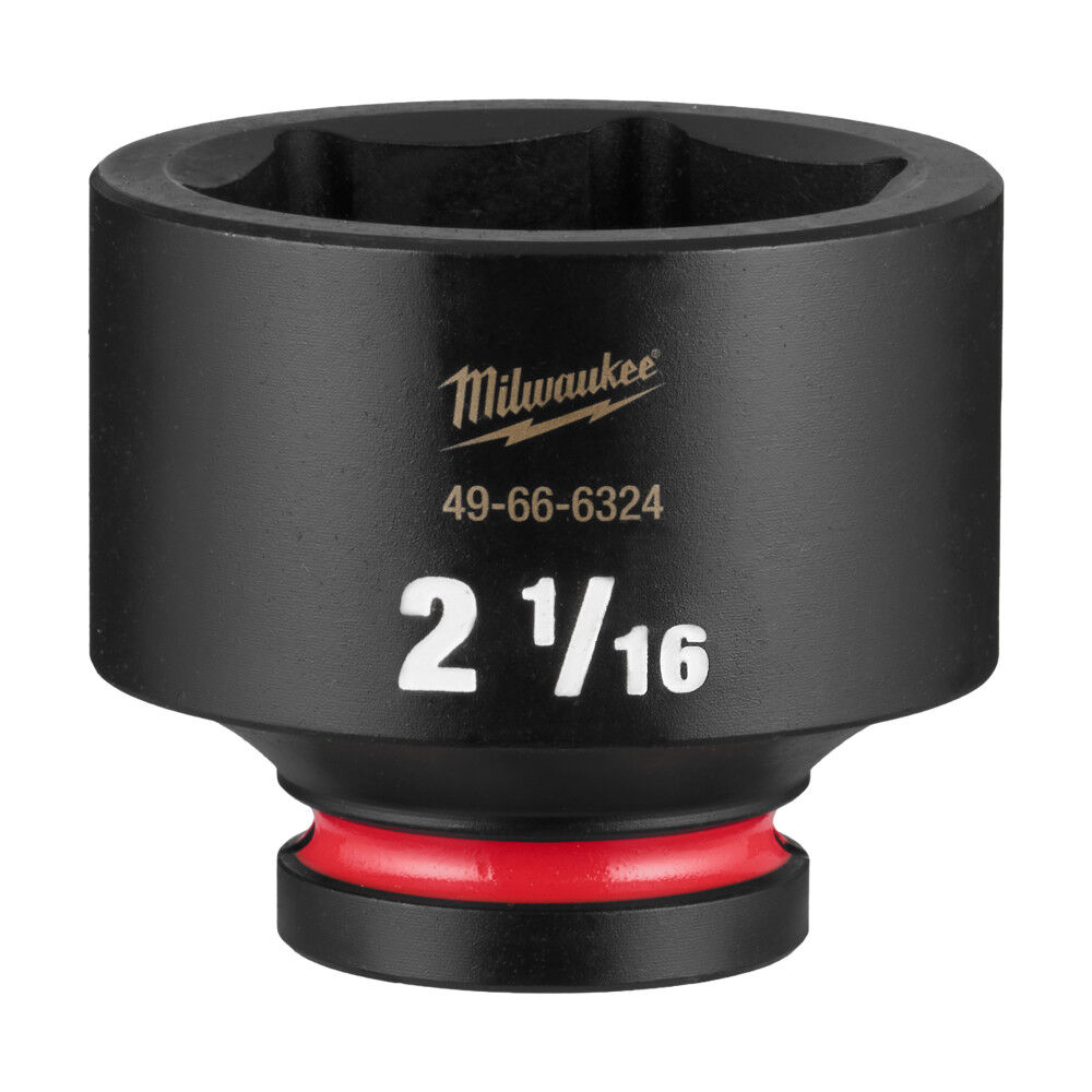 Milwaukee SHOCKWAVE Impact Duty 3/4 Inch Drive 2-1/16 Inch Standard 6 Point Socket - 49-66-6324