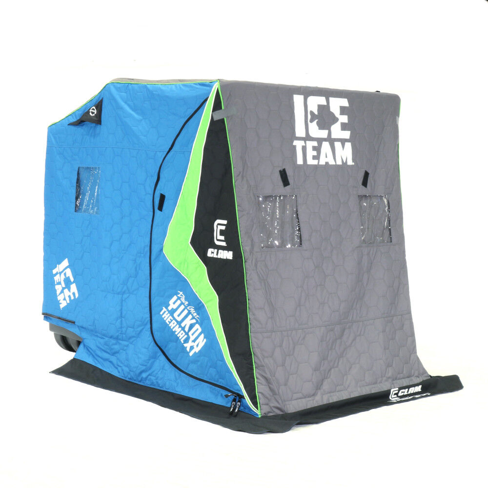 Clam Outdoors Yukon XT Thermal Ice Team Edition Ice Shelter – 116841