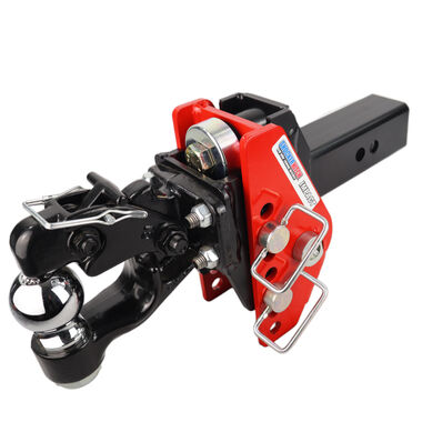 Shocker Hitch Impact 12K 2.5 Inch Cushion Hitch & Pintle & 2-5/16 Inch Ball