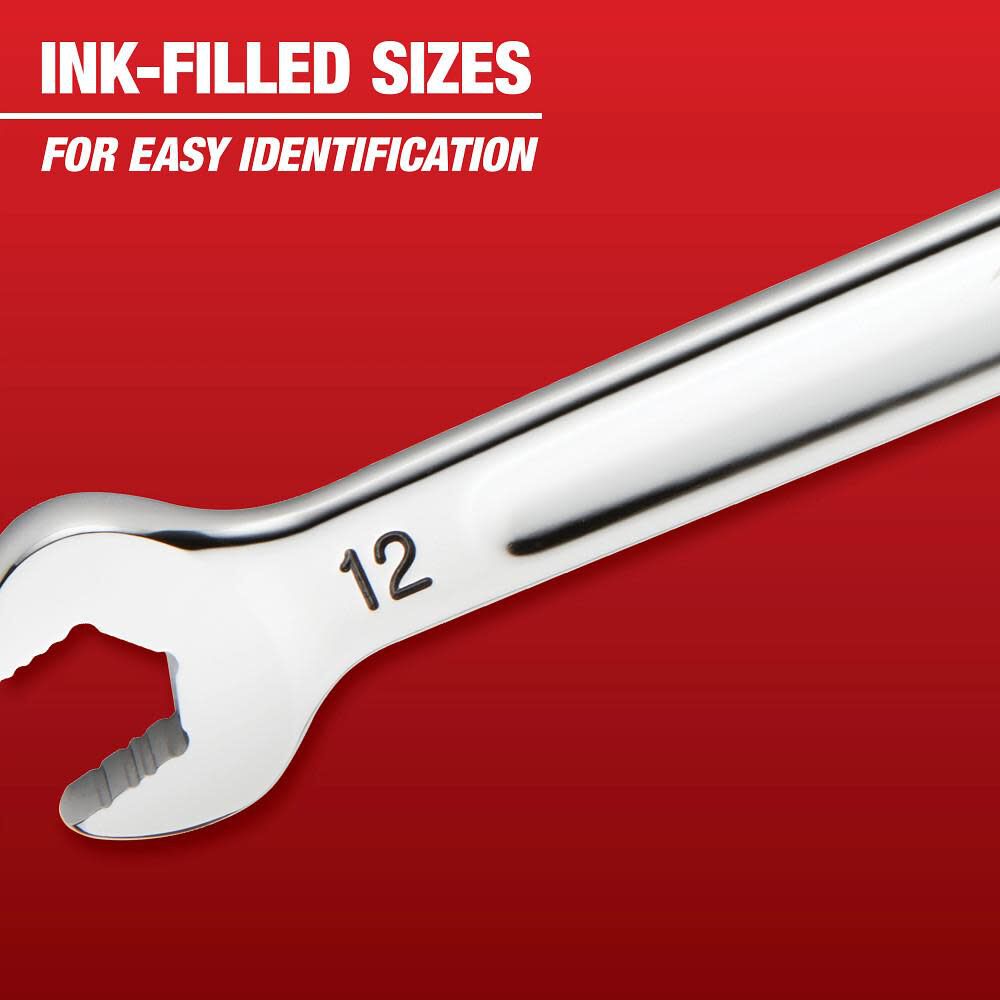 Milwaukee Combination Wrench Flex Head Ratcheting 18mm, large image number 7