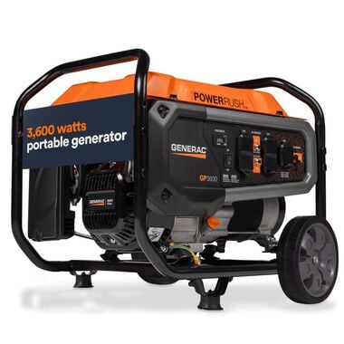 Generac GP Series 4,500 Watt Gas Powered 49-State Portable Generator with COsense Technology