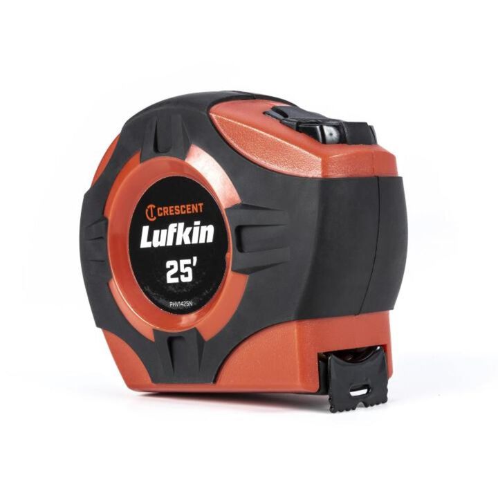 Crescent Lufkin 25 Ft. P1000 Series Yellow Clad A5 Blade Power Return Tape Measure, large image number 0
