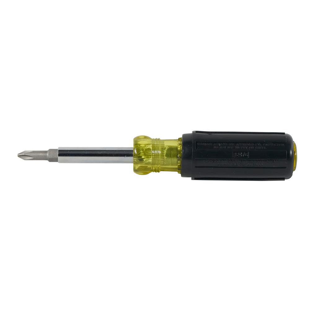 Klein Tools Multi-Bit Screwdriver/Nut Driver 5-in-1 Phillips, Slotted Bits, large image number 3