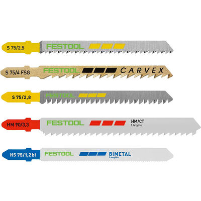 STS-Sort/21 W/P/M 75/90 mm Length of Cut Jigsaw Blade Set