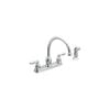 Moen Caldwell Chrome 2 Handle High Arc Kitchen Faucet with Spray, small