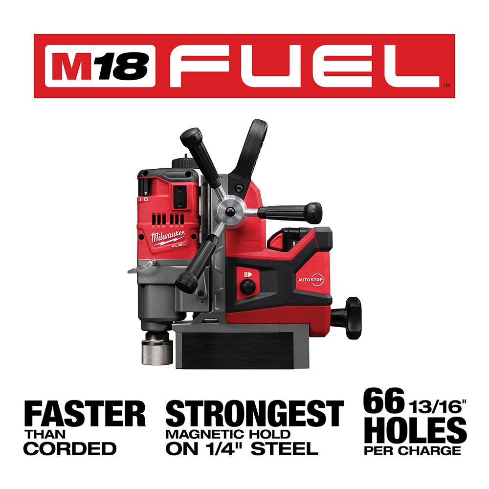 Milwaukee M18 FUEL 1 1 2inch Magnetic Drill Kit 2787 22HD Acme Tools