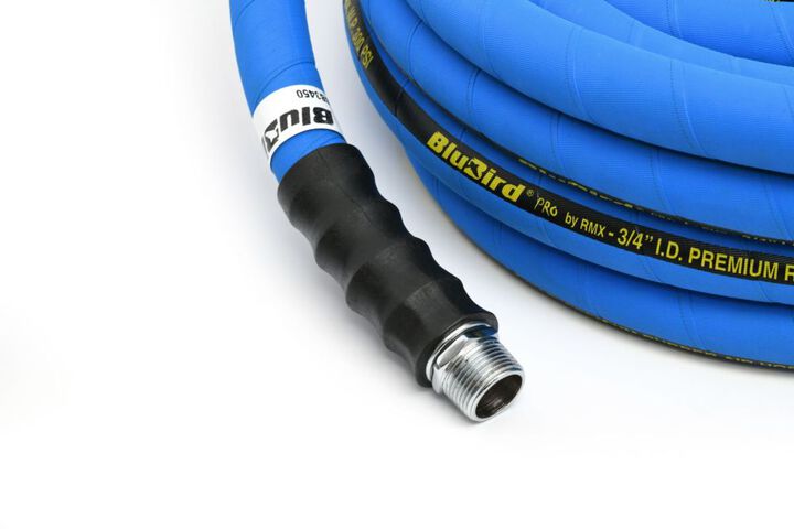 BluBird Pro 3/4 Inch x 50 Ft. Rubber Jack Hammer Air Hose Assembly, large image number 4