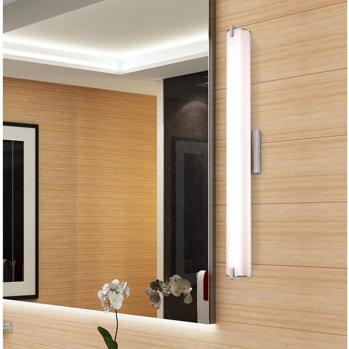 Westinghouse 30W 2850Lumens Brushed Nickel LED Wall Light Fixture, large image number 7