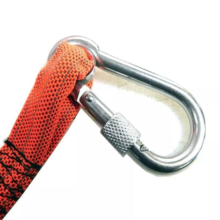 Guardian Fall Protection 10 Lbs 34-56 Inch Bungee Tool Tether with Screw-Gate & Cord Loop Ends, large image number 1