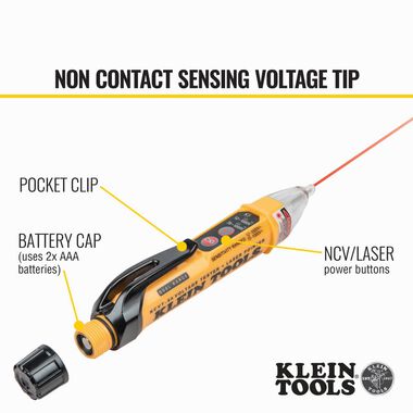 Klein Tools Non-Contact Voltage Tester with Laser, large image number 2