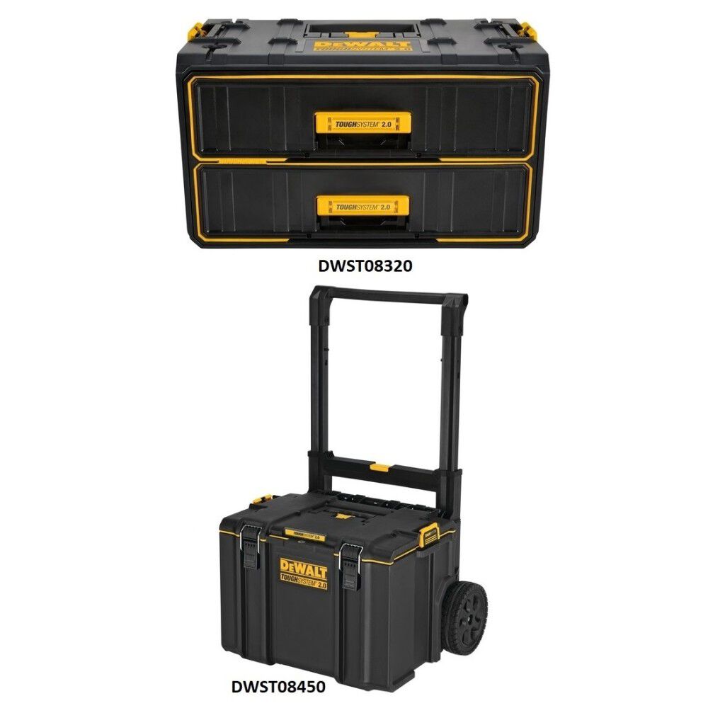 DEWALT ToughSystem 2.0 Rolling Toolbox & Two-Drawer Unit Bundle, large image number 2