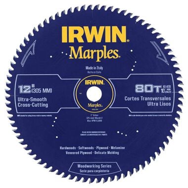 Irwin Marples 12-in Circular Saw Blade, large image number 0