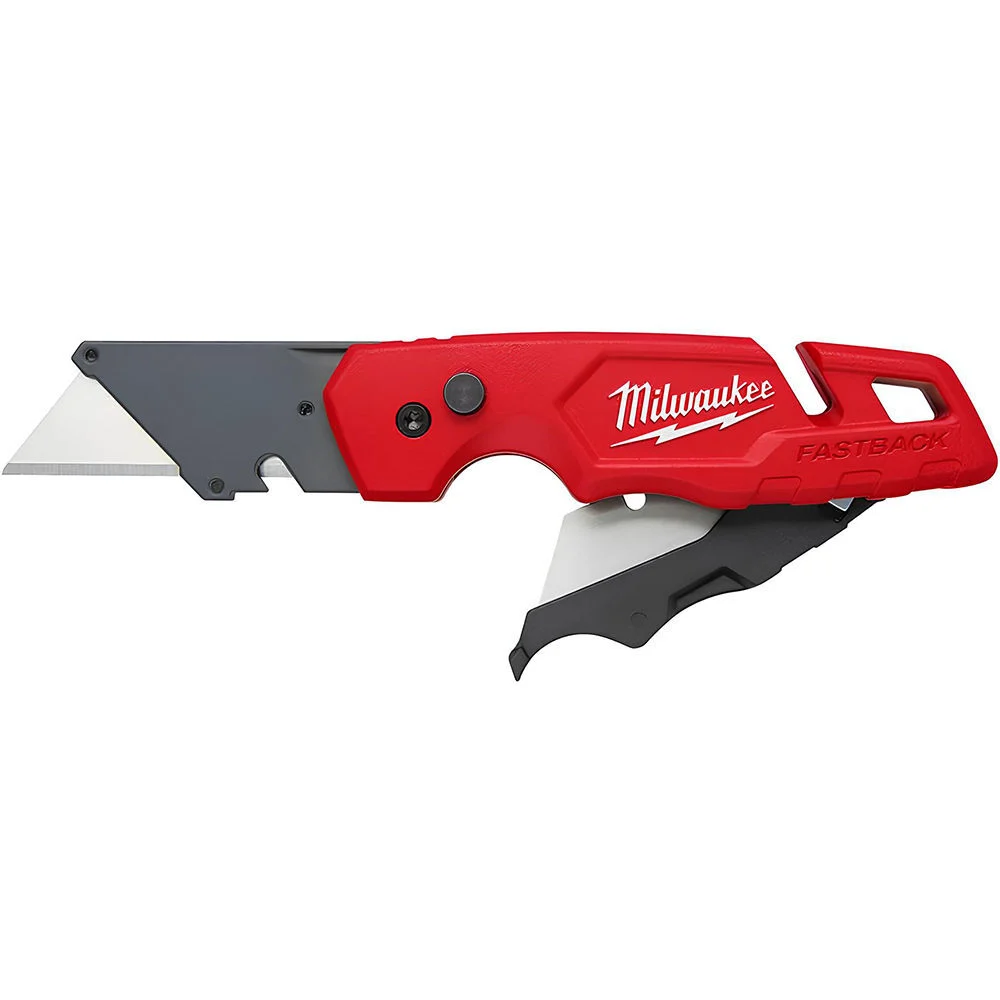Milwaukee FASTBACK Folding Utility Knife with Blade Storage, large image number 1