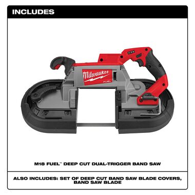 Milwaukee M18 FUEL Deep Cut Dual-Trigger Band Saw (Bare Tool), large image number 1