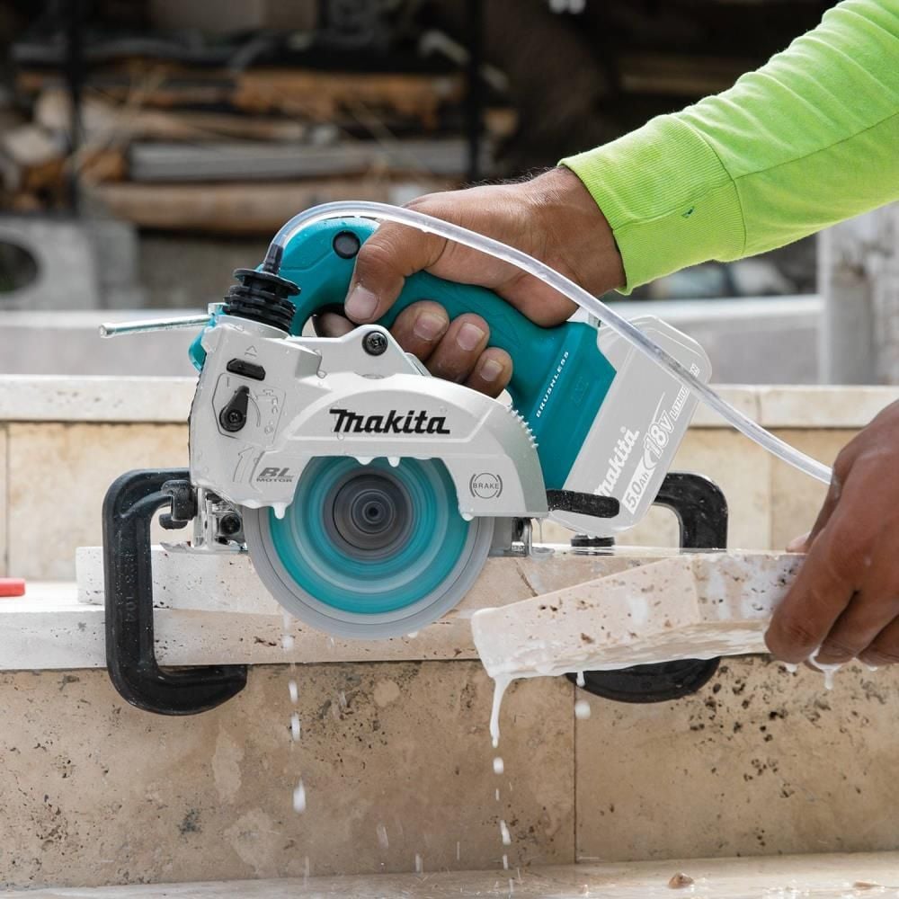 Makita 18V LXT 5in Wet/Dry Masonry Saw Lithium Ion Brushless Cordless AWS Capable (Bare Tool), large image number 21