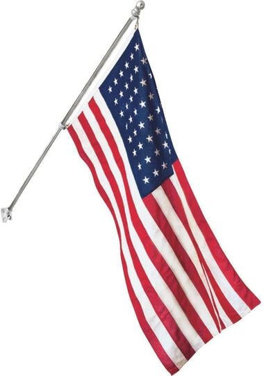 Valley Forge Flag 3 Ft. Width x 5 Ft Height All American United States Flag Kit