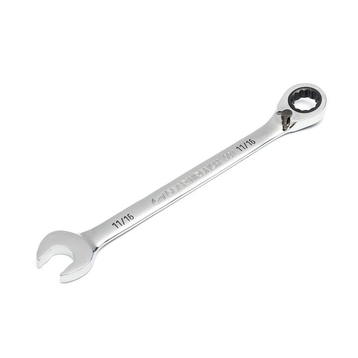 GEARWRENCH 11/16 Inch 90-Tooth 12 Point Reversible Ratcheting Wrench, large image number 3