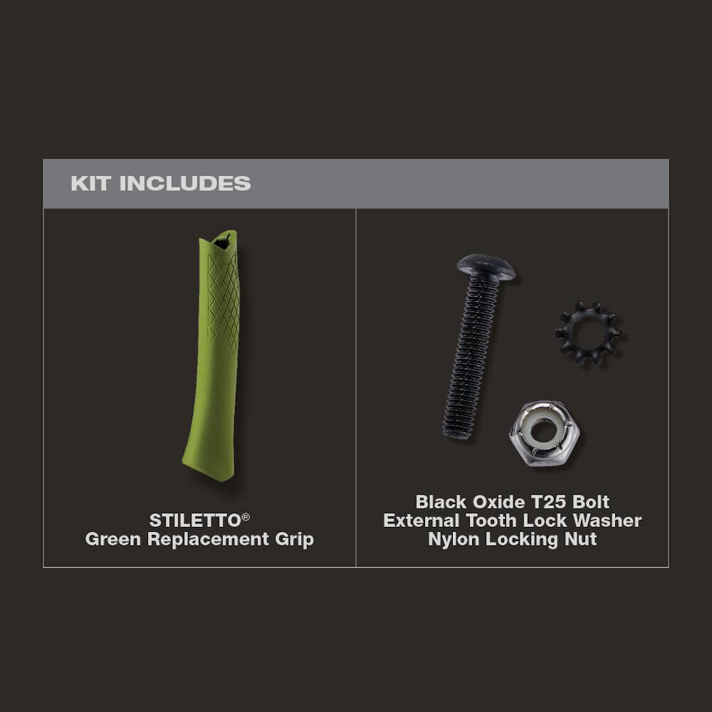 Stiletto Green Replacement Grip for TRIMBONE Hammer, large image number 2