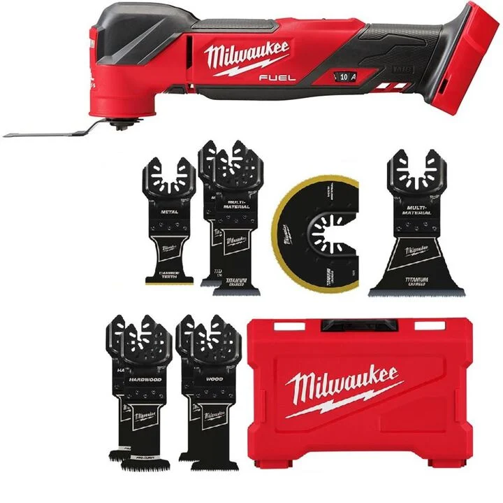 Milwaukee M18 FUEL Oscillating Multi-Tool & 9pc OPEN-LOK Multi-Tool Blade Bundle