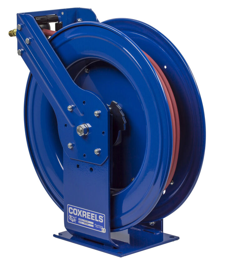 Coxreels Hose Reel Supreme Duty Spring Rewind for Air/Water 1/2in ID 75' 300 PSI, large image number 7