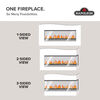 Napoleon Astound 74 Inch Black Single-Sided FlexMount Electric Fireplace, small image number 5