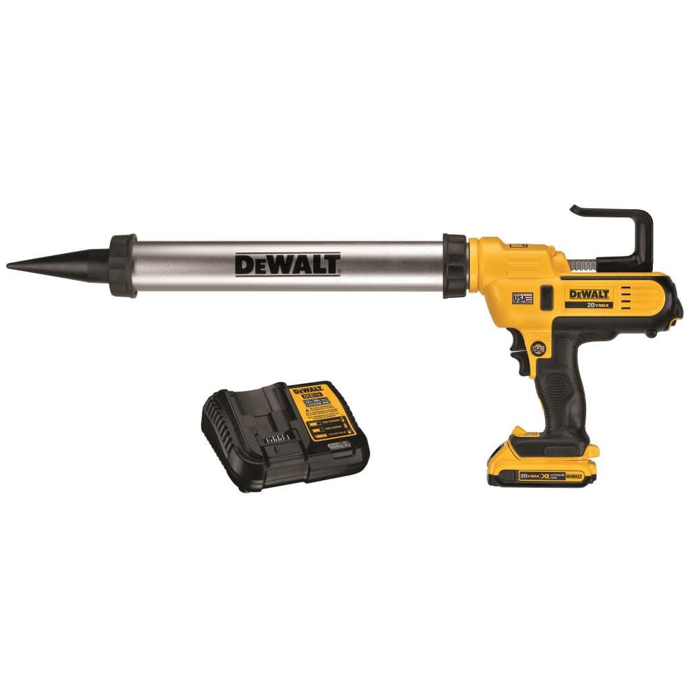 DEWALT 20 V MAX 300 to 600 mL Sausage Pack Adhesive Gun Kit – DCE580D1