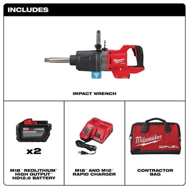 Milwaukee M18 FUEL 1inch D-Handle Ext Anvil High Torque Impact Wrench with ONE-KEY Kit, large image number 1