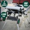 Metabo HPT 10in Jobsite Table Saw with Fold Roll Stand, small