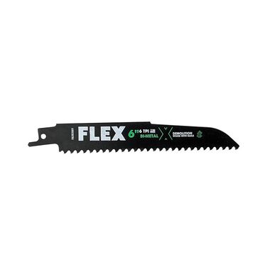 FLEX Demolition Reciprocating Saw Blade Set With Case 12pc, large image number 1