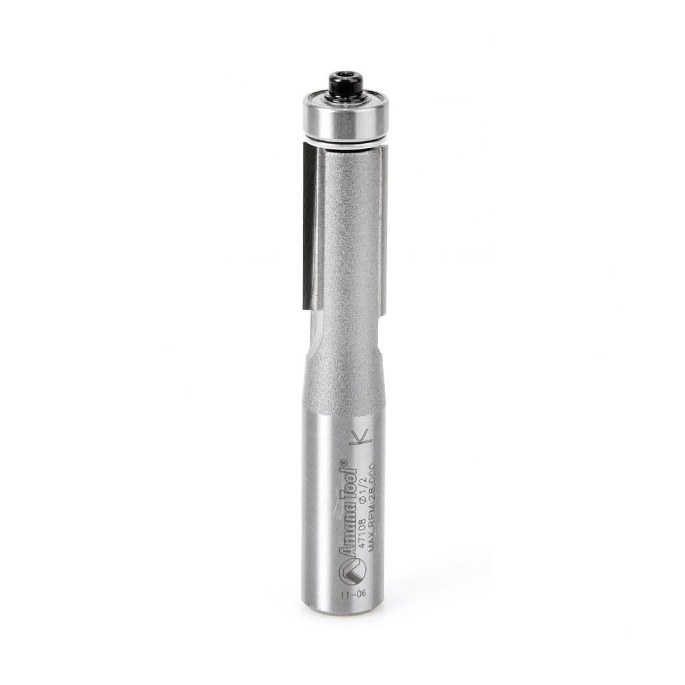 Amana Tool 1/2 x 1 x 3-1/4 Inch Carbide Flush Trim Router Bit, large image number 1