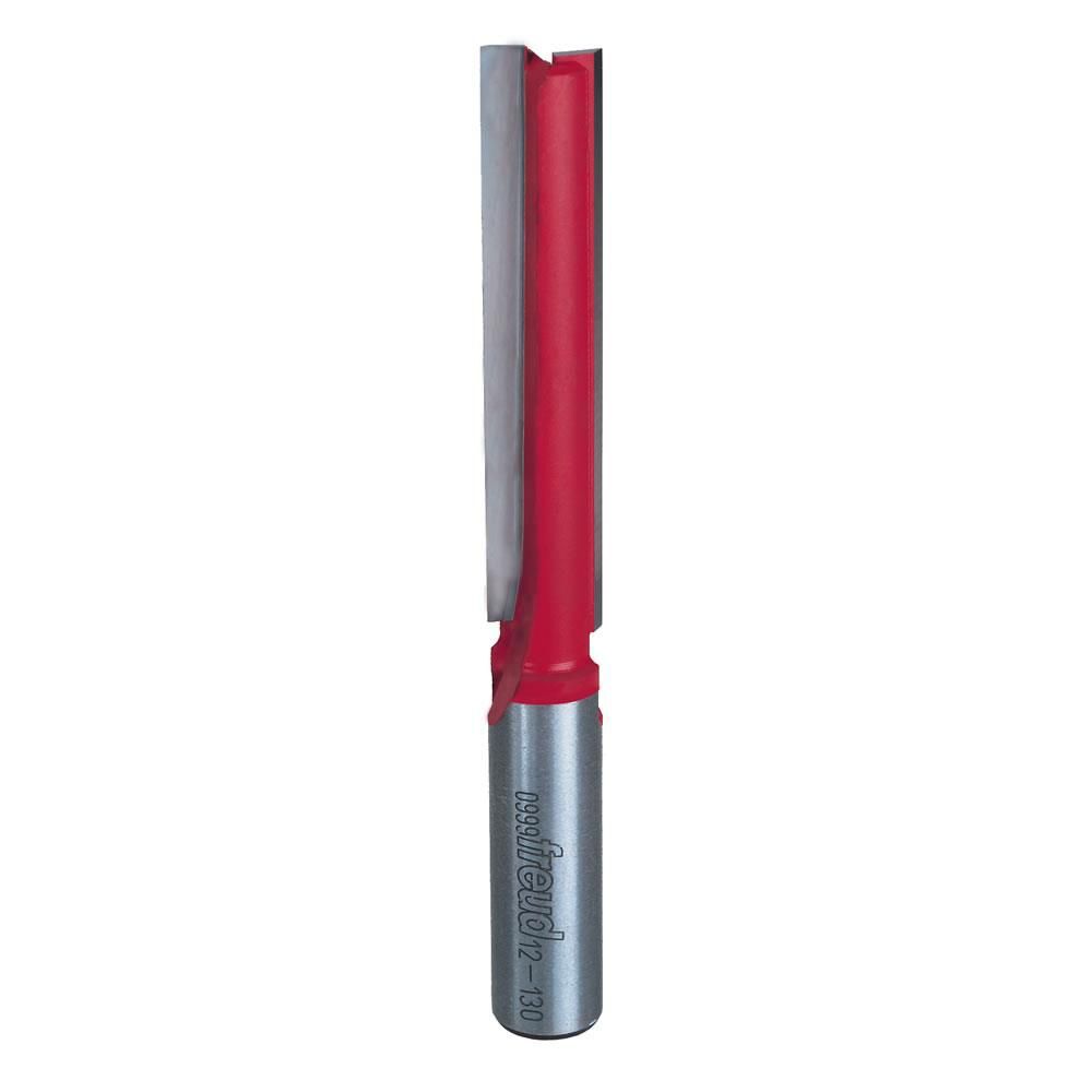 Freud 1/2 In. (Dia.) Double Flute Straight Bit with 1/2 In. Shank, large image number 1