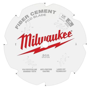 Milwaukee 12 in. PCD/Fiber Cement Circular Saw Blade