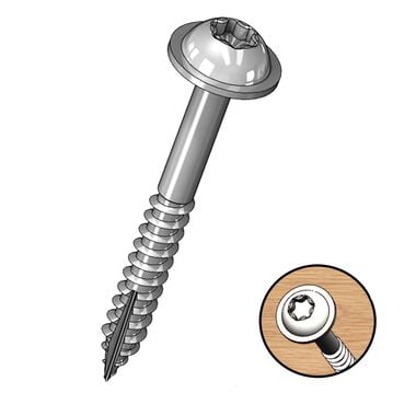 Milescraft 1.25 In. Pocket Screws (fine) 100 pcs.