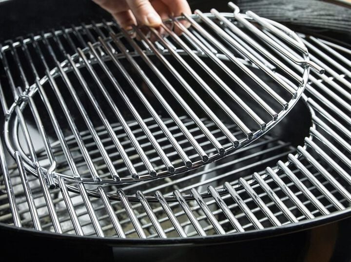 Weber Master-Touch 22 Inch Charcoal Grill with Built-In Thermometer, Ivory, large image number 7