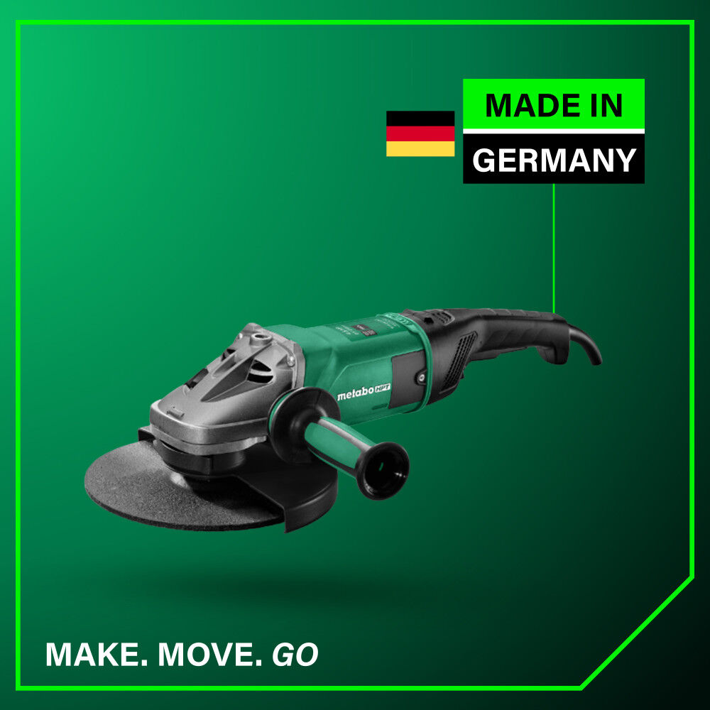 Metabo HPT Pro Series W 24-230 MVT 9 Inch Angle Grinder, large image number 11