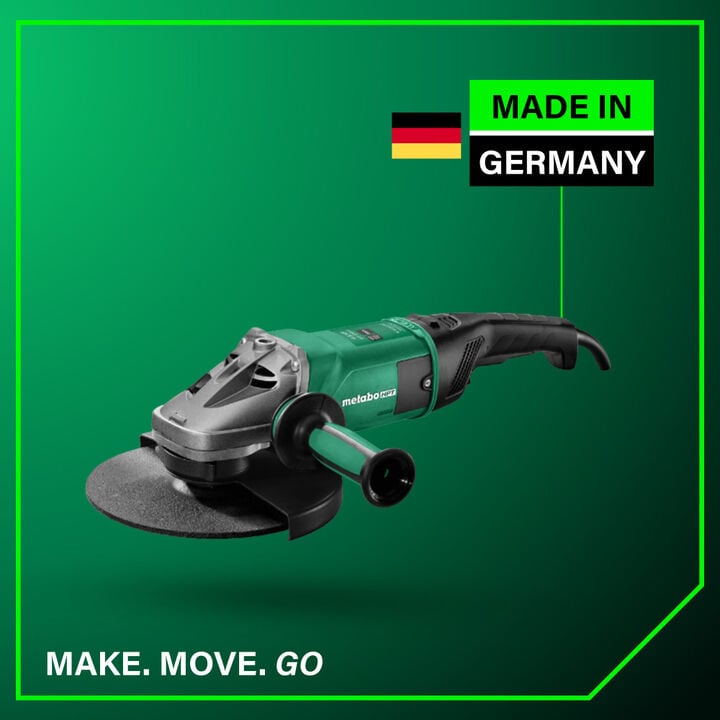 Metabo HPT Pro Series W 24-230 MVT 9 Inch Angle Grinder, large image number 10