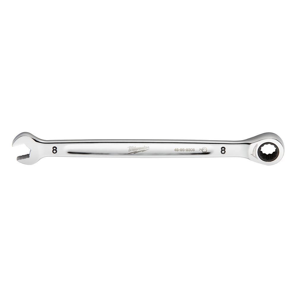 Milwaukee Ratcheting Combination Wrench 8mm Metric, large image number 1