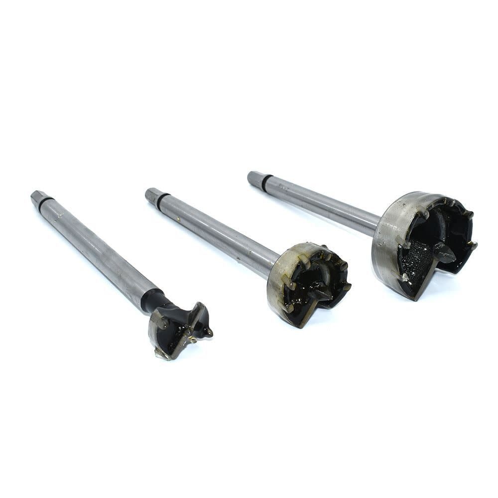 Big Horn 1 Inch, 1-1/2 Inch & 2-1/8 Inch Carbide Tipped Spur Bit Set - 3 Pack, large image number 1