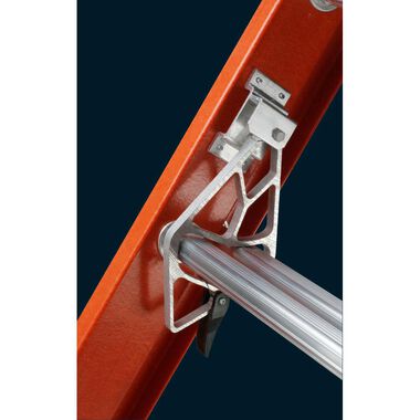 Werner Type IA Fiberglass D-Rung Extension Ladder 24', large image number 2