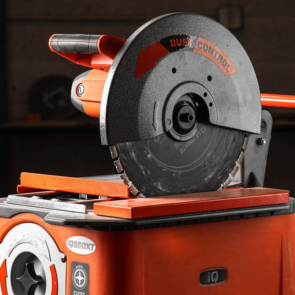 iQ Power Tools 14 in Masonry Saw with Built In Dust Control Vacuum System, large image number 5