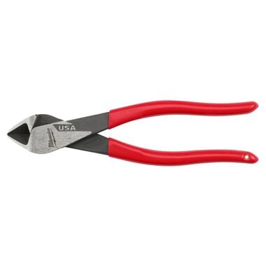 Milwaukee 8inch Diagonal Dipped Grip Cutting Pliers (USA), large image number 0