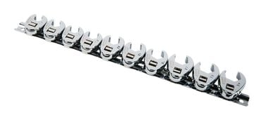Sunex 3/8 In. Drive Metric Crowfoot Wrench Set 10 pc., large image number 1