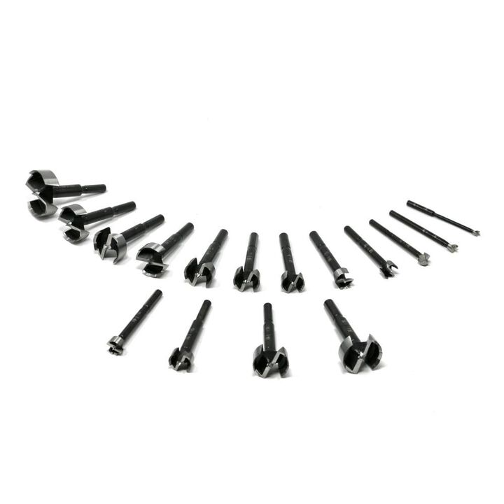 Fisch Black Shark Forstner Bit 16 Pcs Set 15-35 mm & 1/4-2 inches