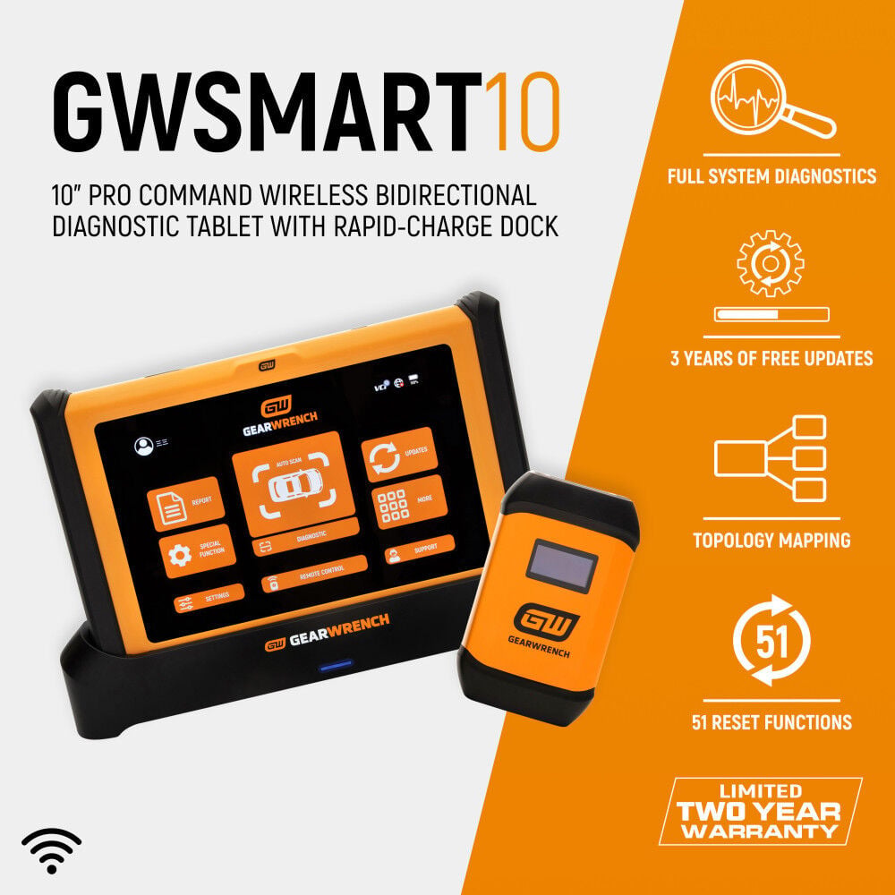 GEARWRENCH 10 Inch Bi-Directional Diagnostic Tablet, large image number 2